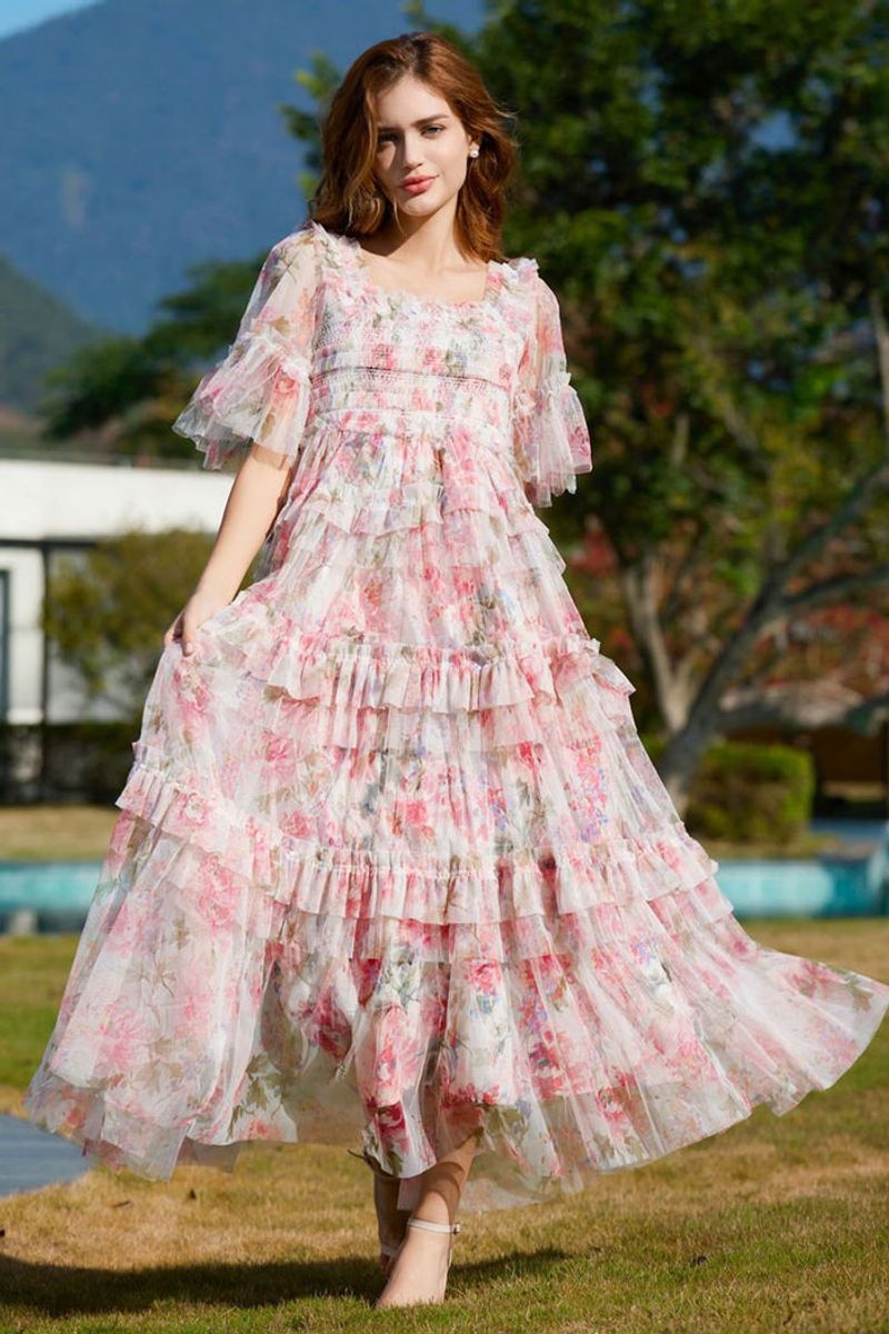 Romantic Ruffle Dress