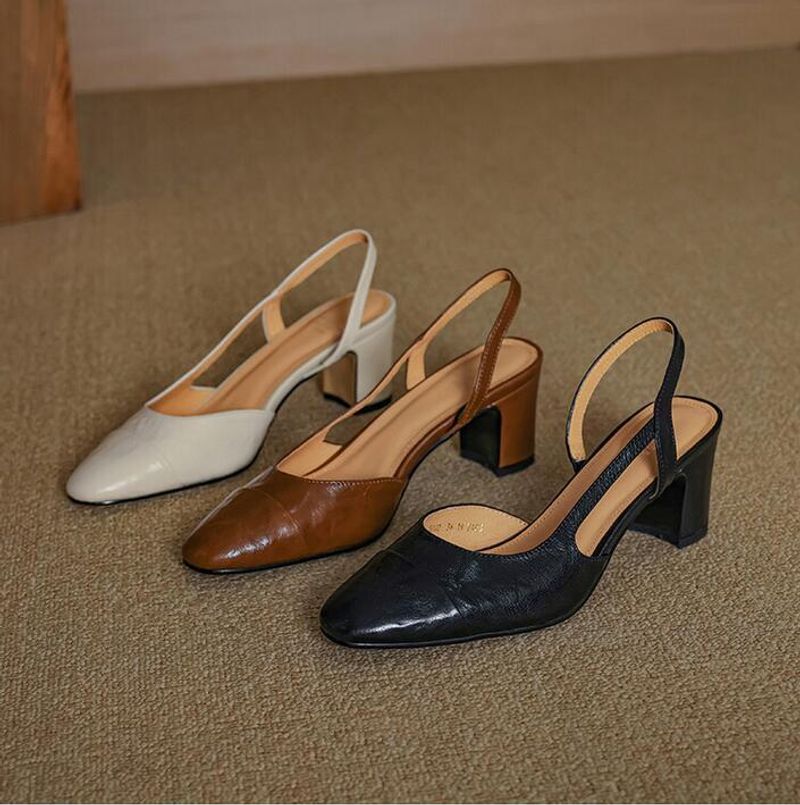 Block Heel Slingbacks
