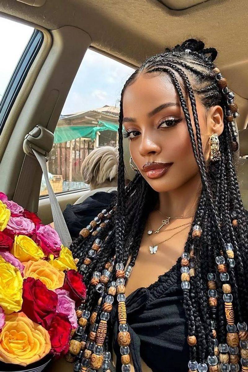 Fulani Braids with Rings