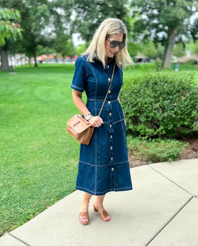 Denim Shirt Dress
