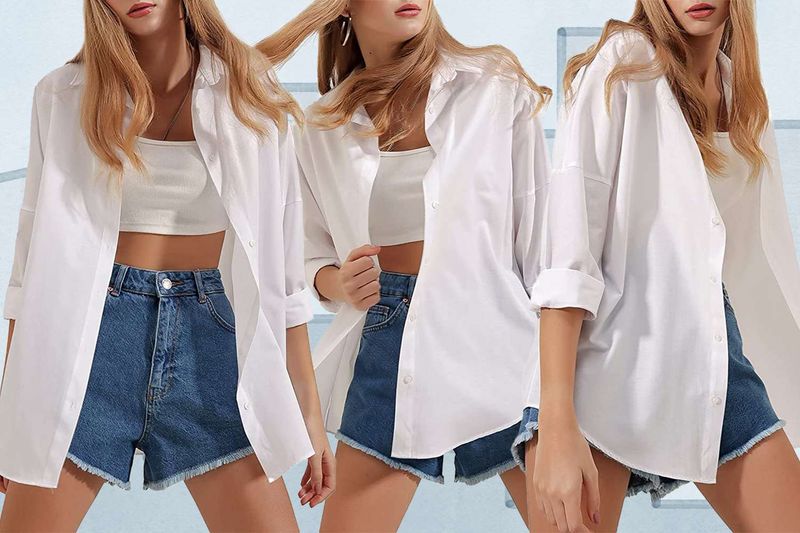 Oversized Button-Up Shirt