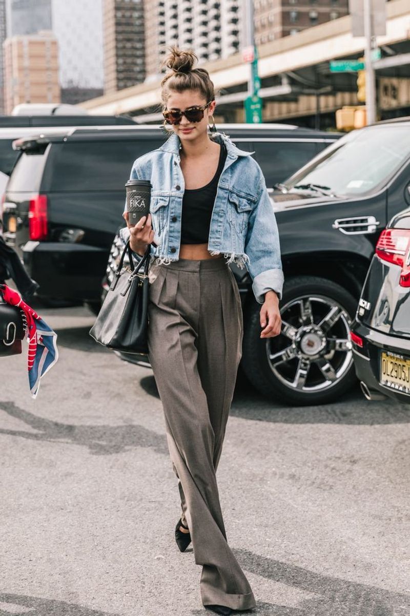 Cropped Denim Jacket