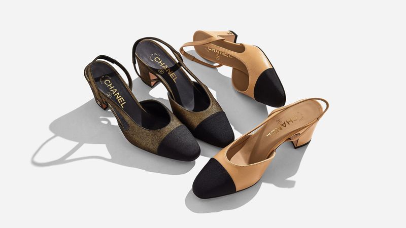 Two-Tone Slingbacks
