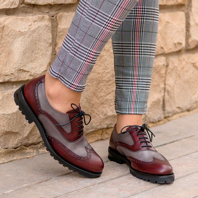 Burgundy Oxford Shoes