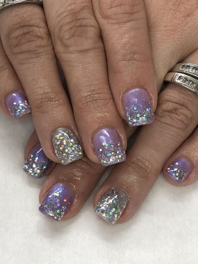 Chunky Purple Glitter