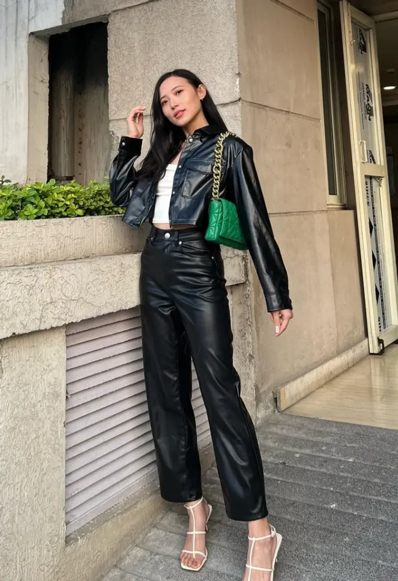 Leather Pants and Stiletto Heels