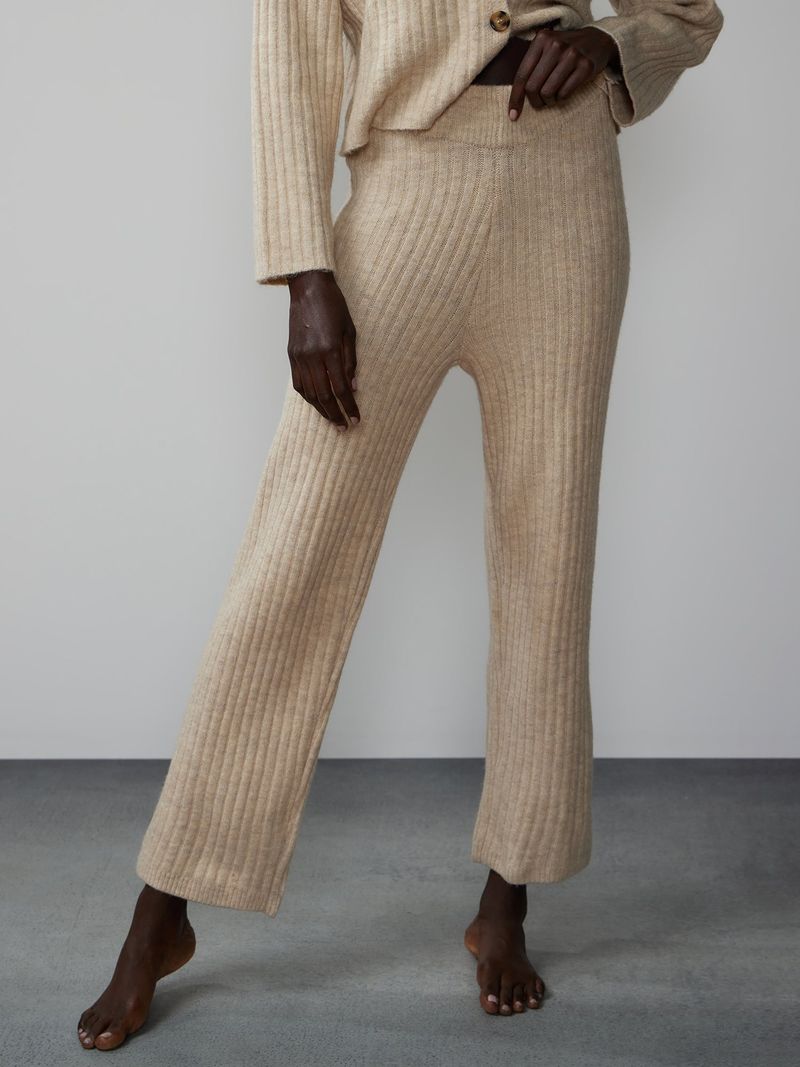 Ribbed Knit Lounge Pants