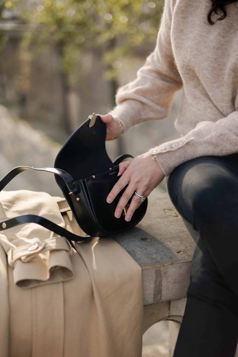 Structured Leather Handbags