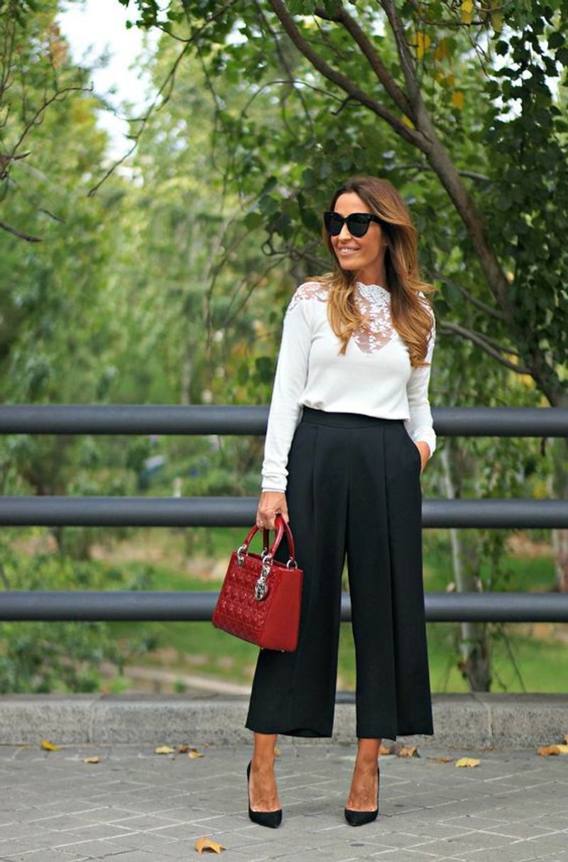 Heels with Culottes