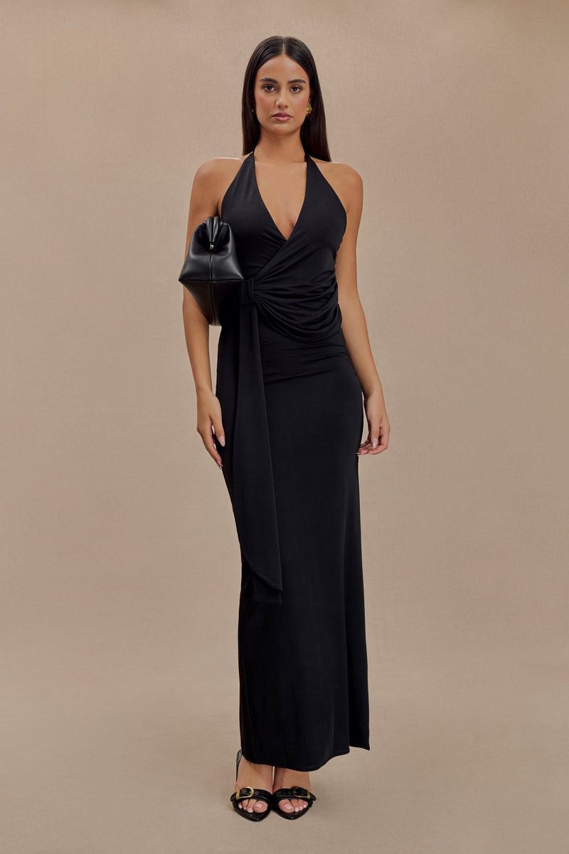 Elegant Draped Dress