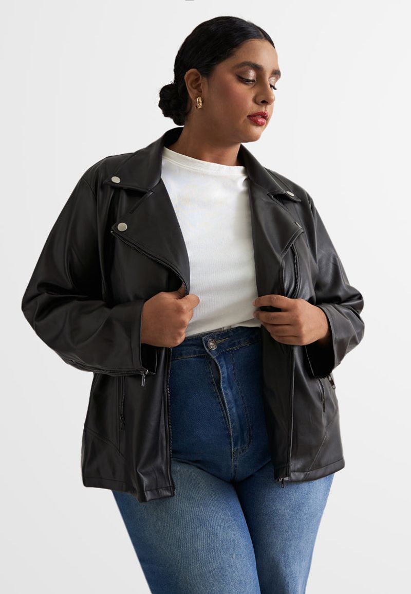 Edgy Leather Jacket