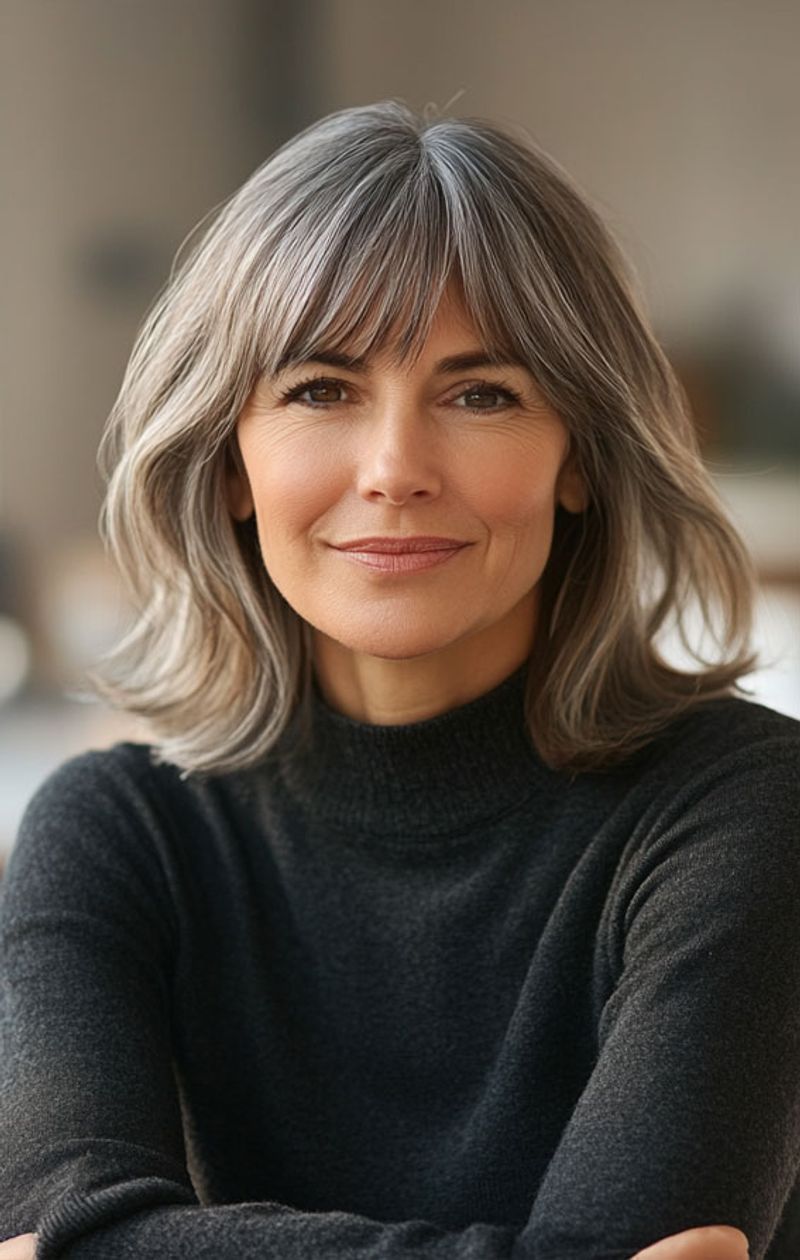 Layered Lob with Subtle Waves