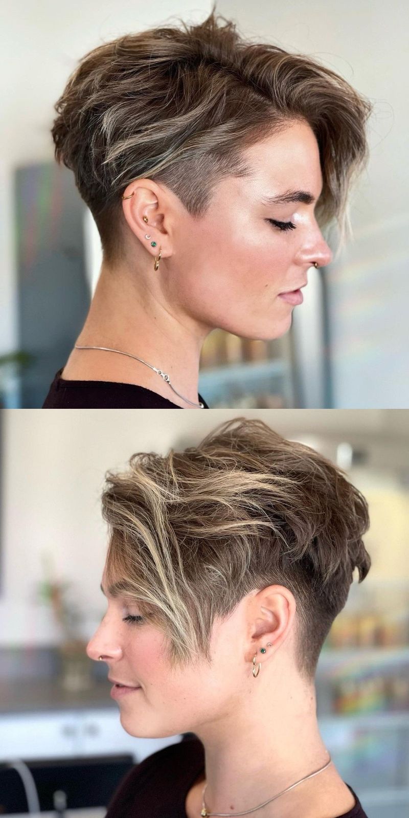 Pixie tagliato a spazzola