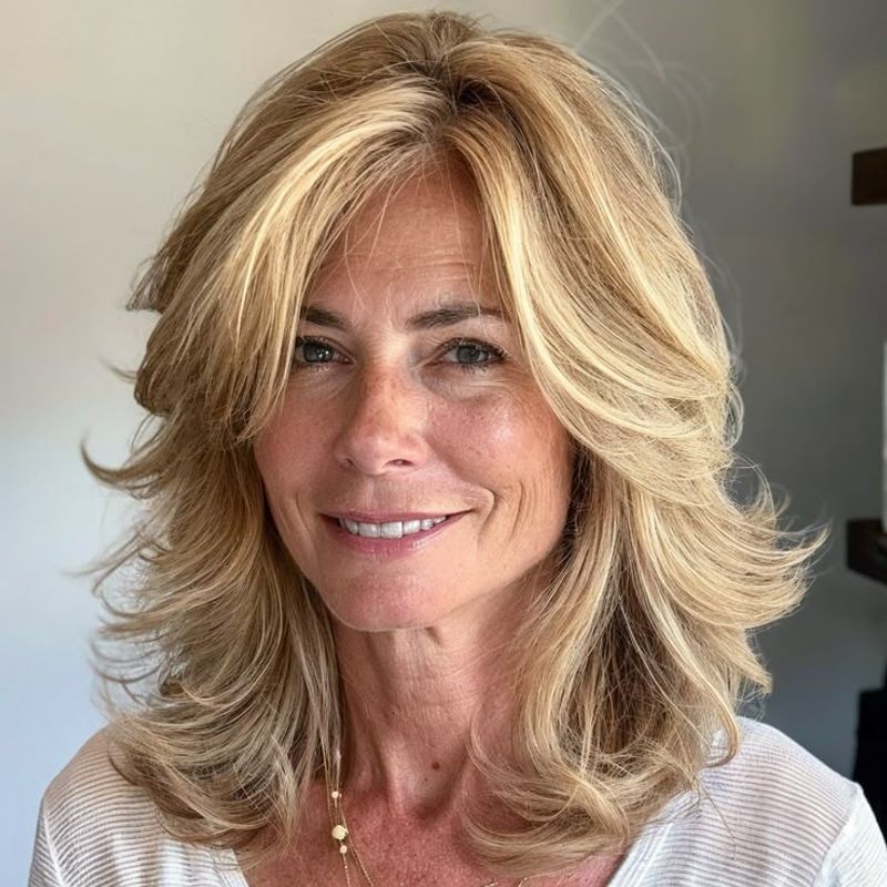 Layered Cut with Flipped Ends