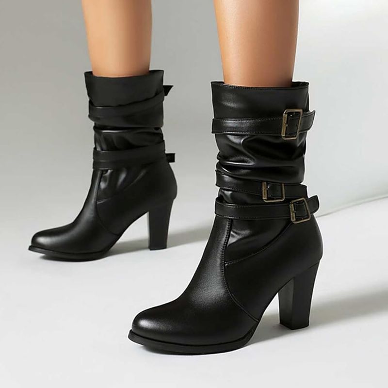 Leather Ankle Boots With The Perfect Heel