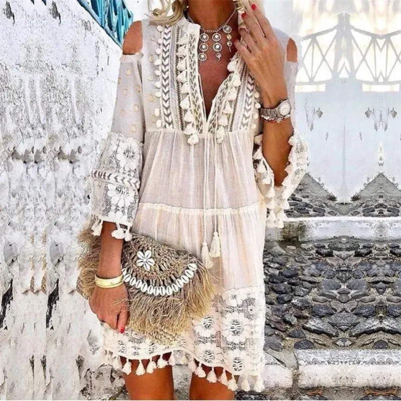 Bohemian Tassel Sandals