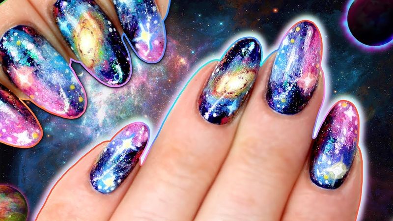 Glittering Galaxy Swirls