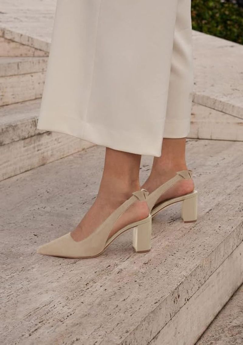 Slingback Block Heels