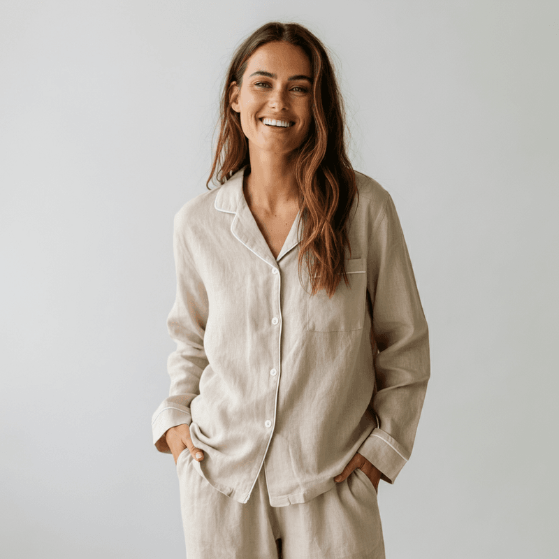 Linen Pajama Set