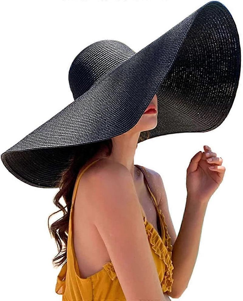 Wide-Brim Floppy Sun Hat