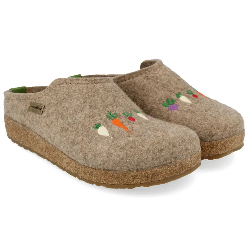 Haflinger Wool Clogs
