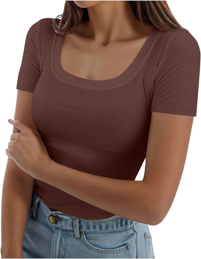 Ribbed Fitted Tees