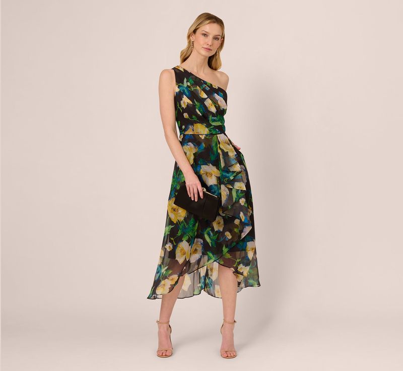 Dramatic High-Low Hemline Dress