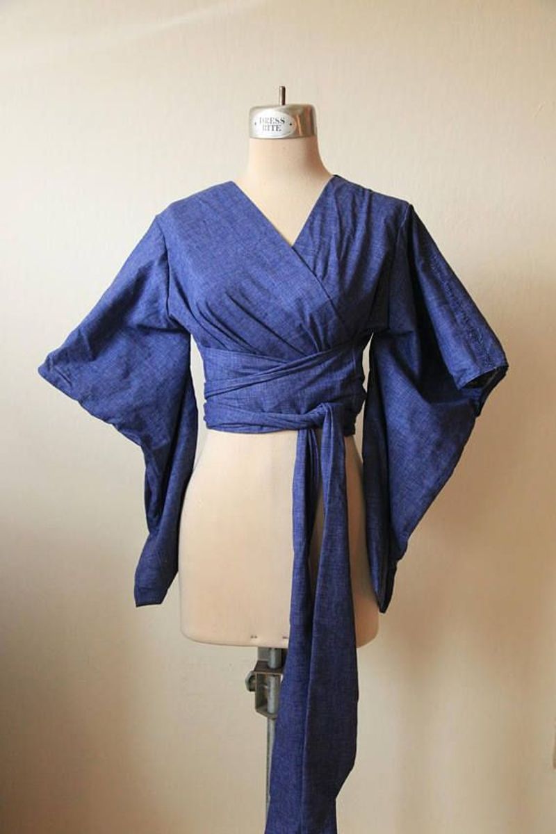 Kimono-Inspired Wrap Tops