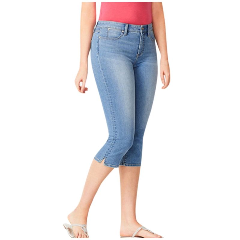 Stretchy Denim Capris