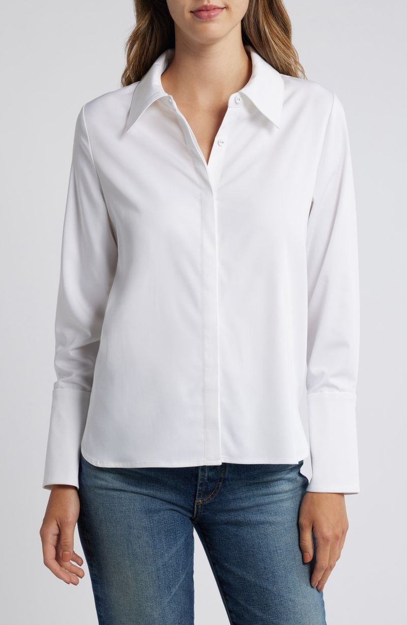 Classic White Button-Down