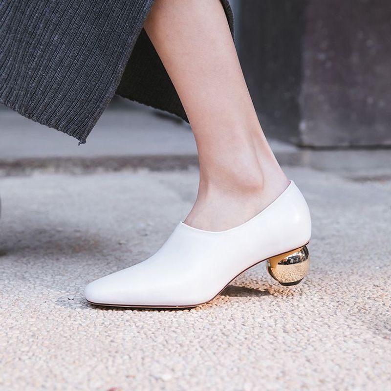 Sculptural Statement Heels
