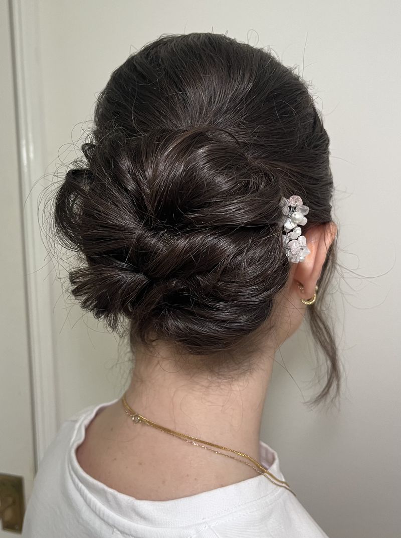 Updo voluminoso