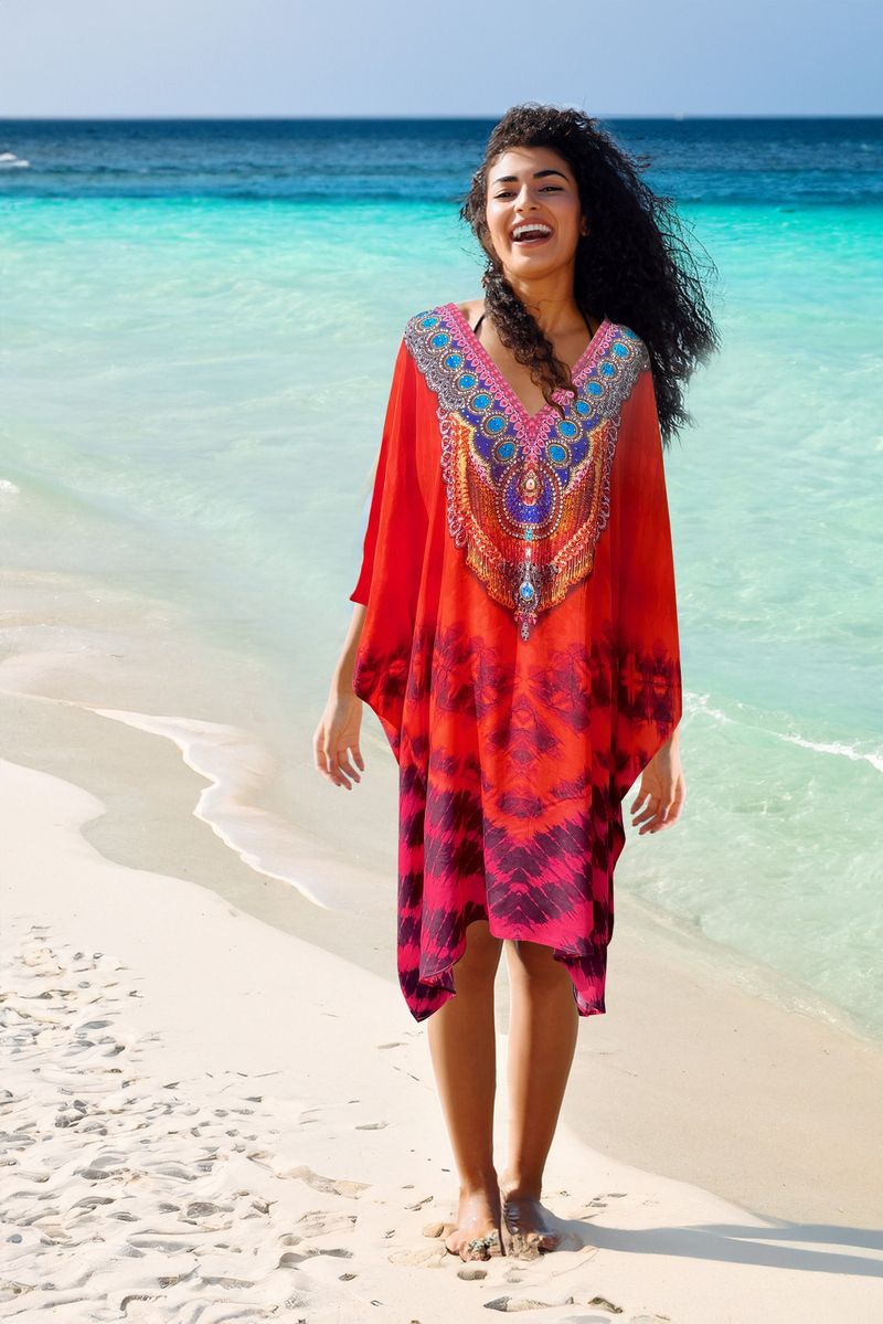 Embellished Kaftan for Sunset Dinners