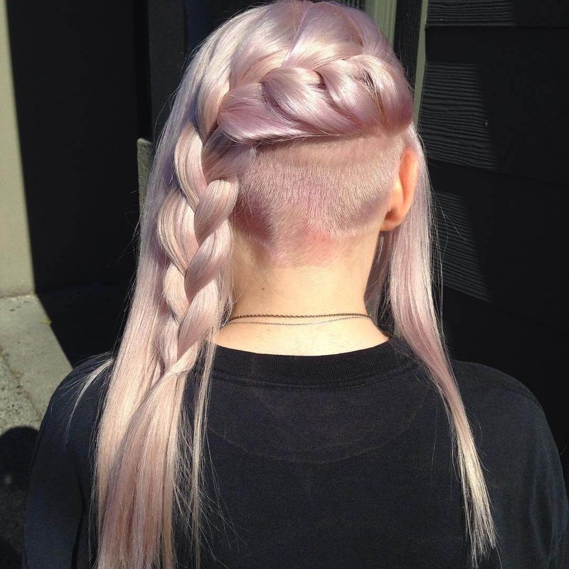 Halo Braid with Undercut