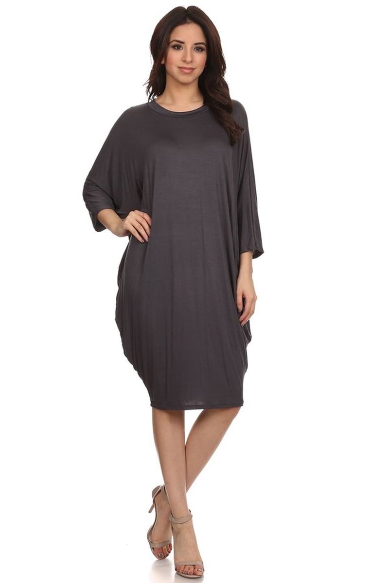 Dolman Sleeve Jersey Dress