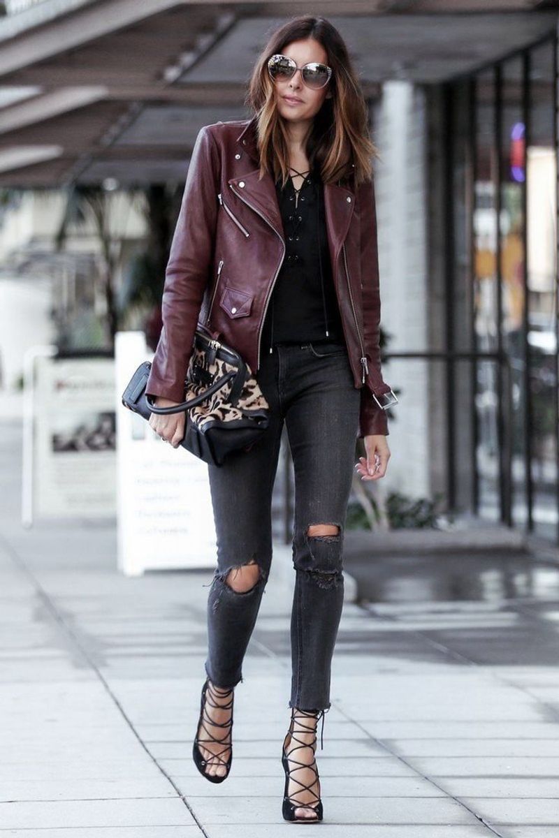Edgy Leather Look