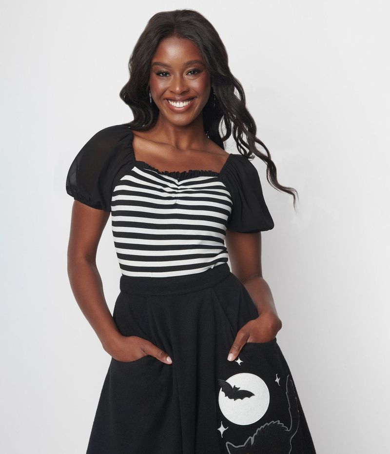 Balloon-Sleeve Bodysuits