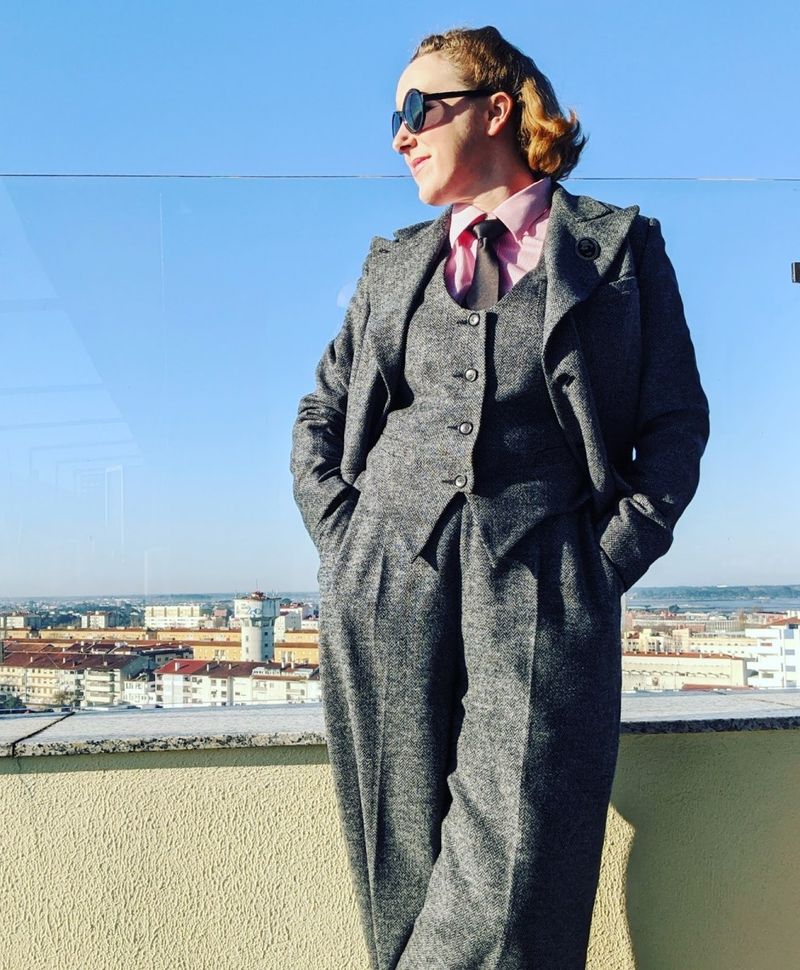 High-Waisted Vintage Inspired Suit