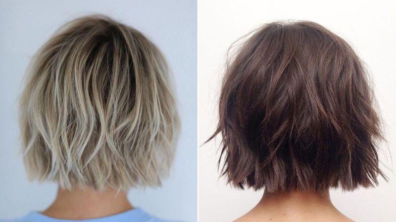 Choppy Blunt Bob
