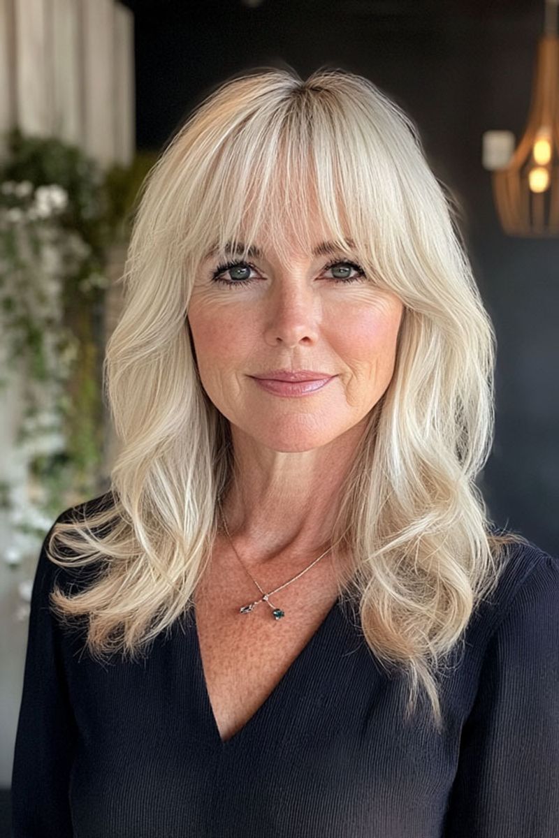 Wispy Layered Cut With Bangs