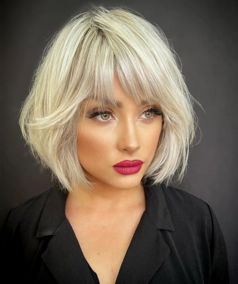 Side-Swept Bangs