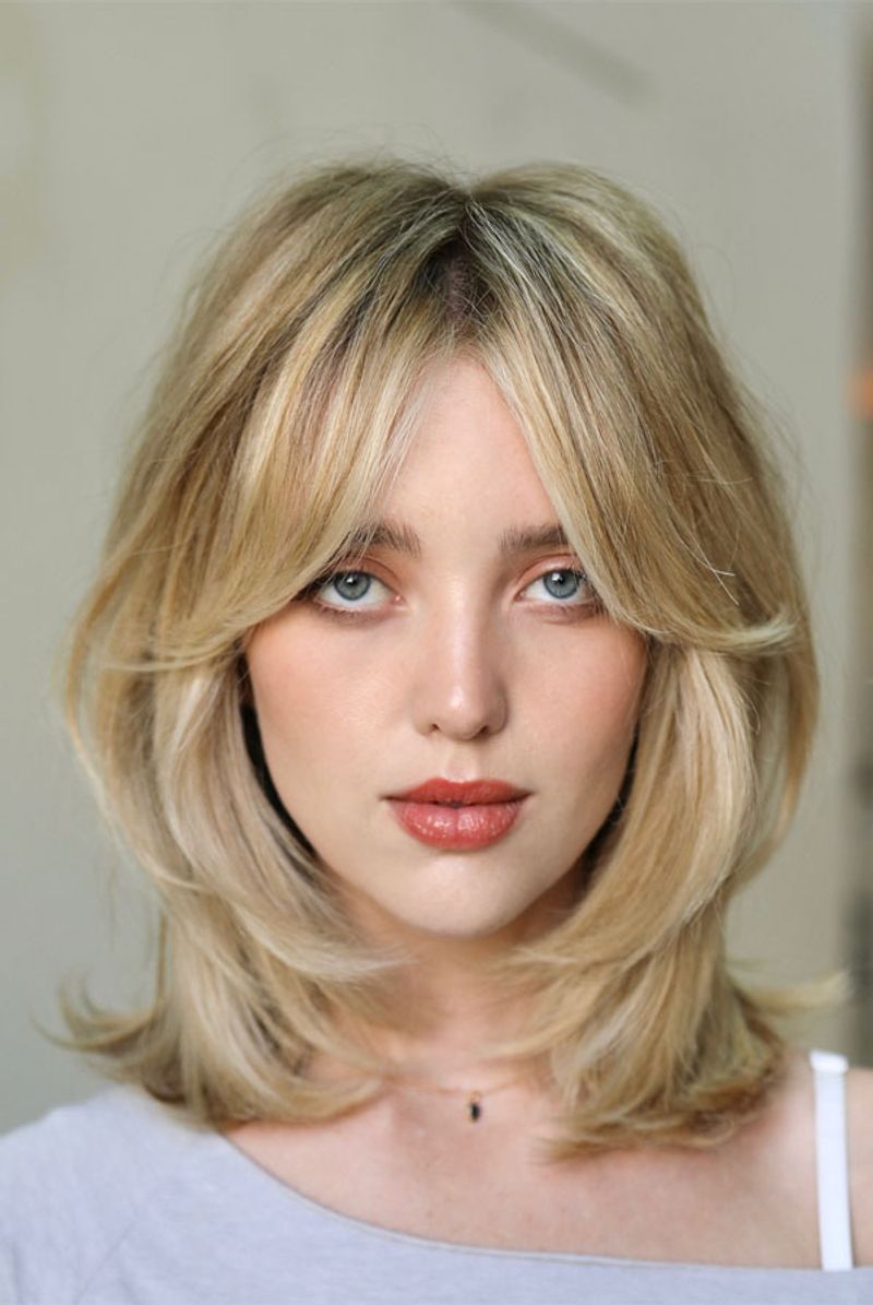 Collarbone-Skimming Butterfly Cut