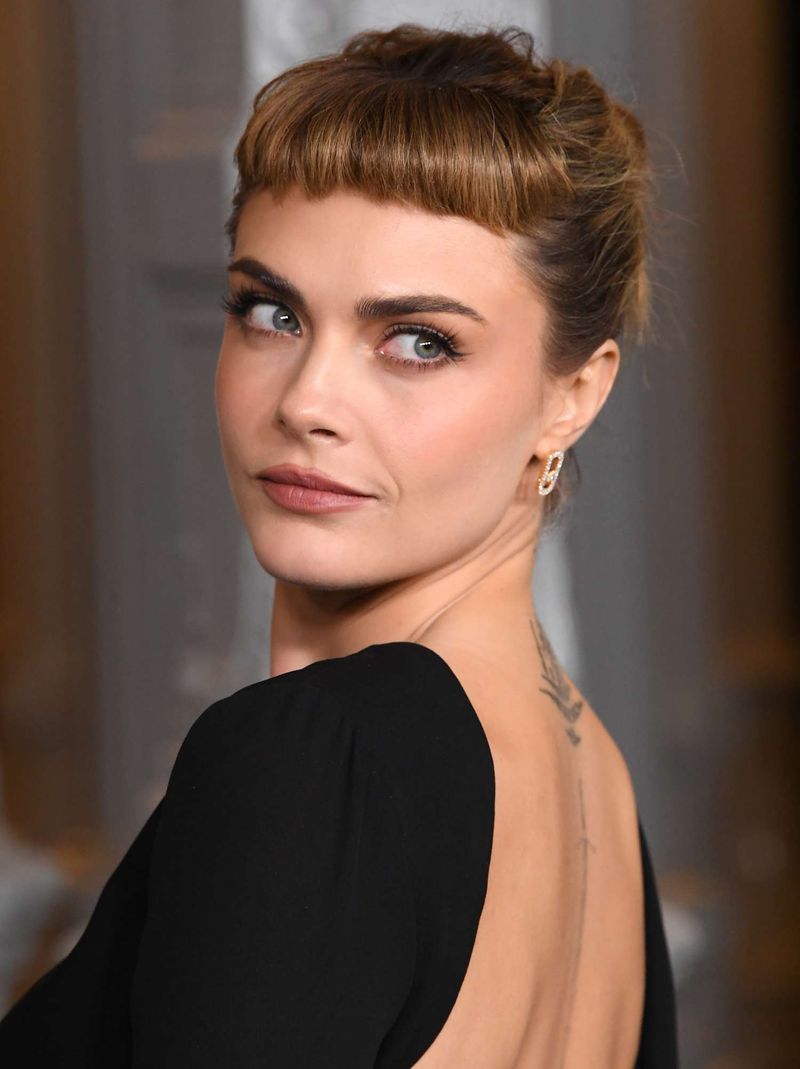 Textured Micro Bangs