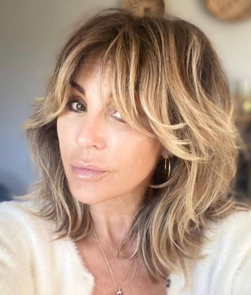 Layered Peek-a-Boo Bangs