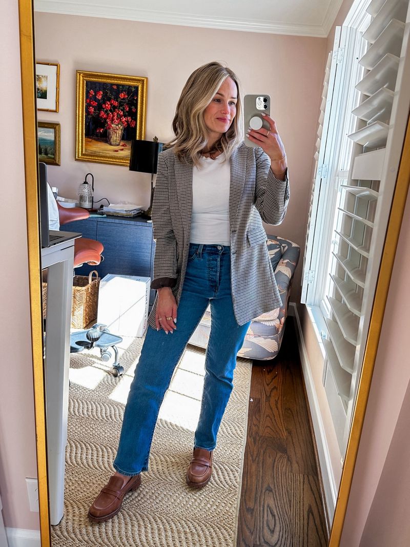 Sporty Mary Janes with Casual Denim