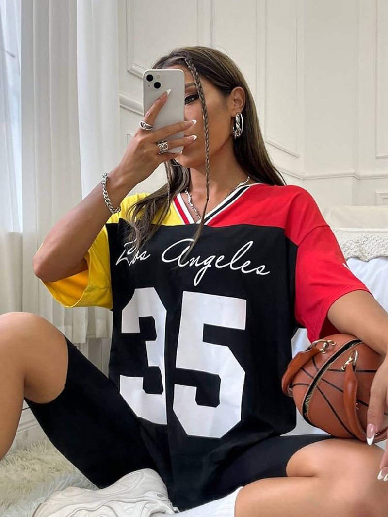 Basketball-Inspired Colorblocking
