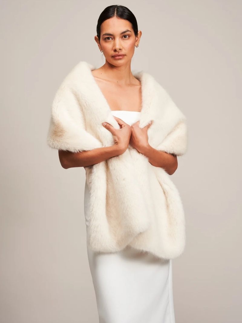 Couture-Inspired Evening Wrap
