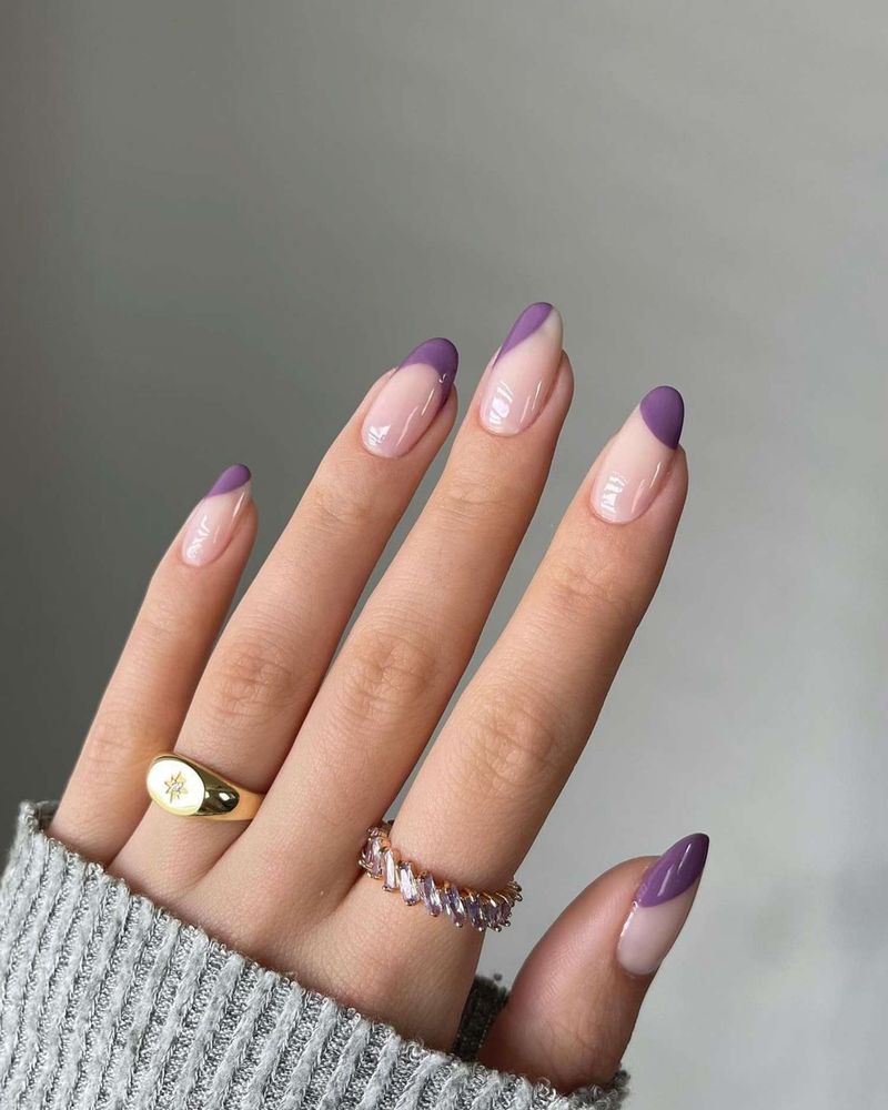 Holographic Purple Swirl