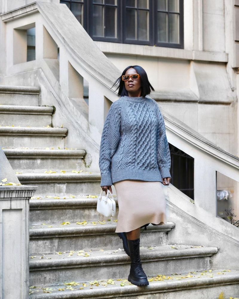 Sweater and Skirt Harmony