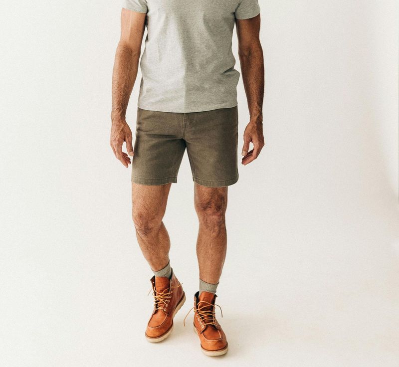 Hiking Boots with Cargo Shorts